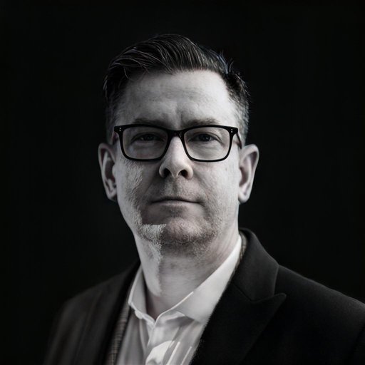 B&W portrait: finegrain photo
